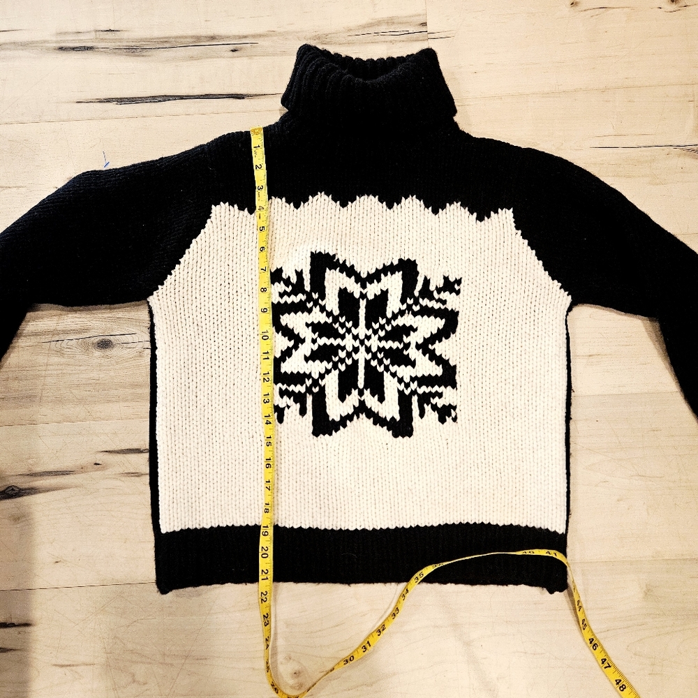 Sutton Studio Bloomingdale’s Lambswool Nordic Après Ski Turtleneck XL - Picture 6 of 6